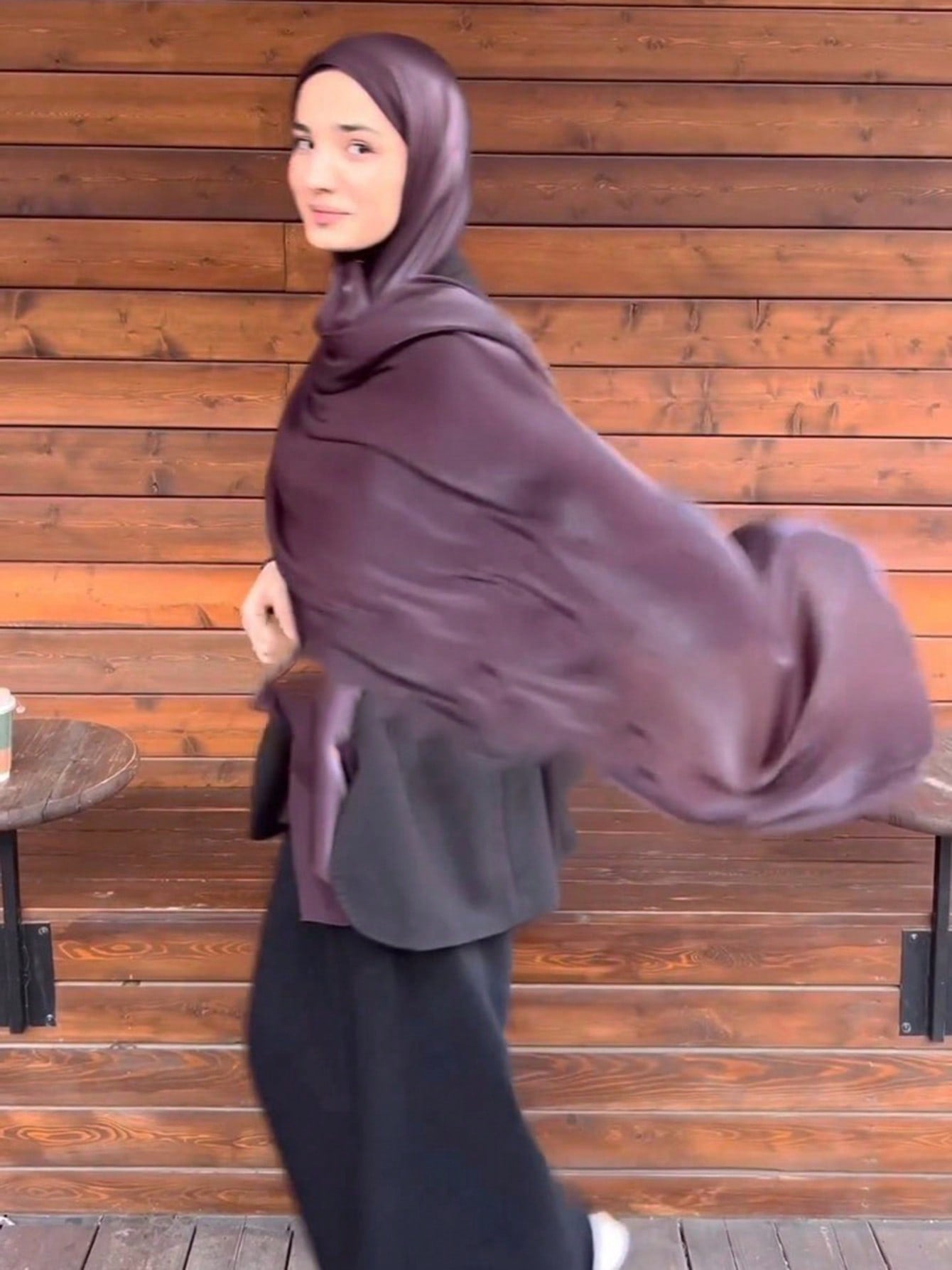 Hijab Mazana Premium Crepe Crinkle Satin