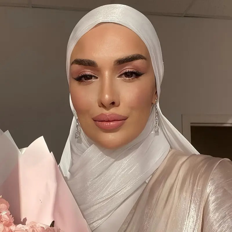 Hijab Mazana Premium Crepe Crinkle Satin