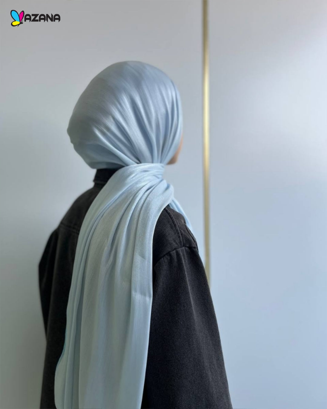 Hijab Mazana Premium Crepe Crinkle Satin