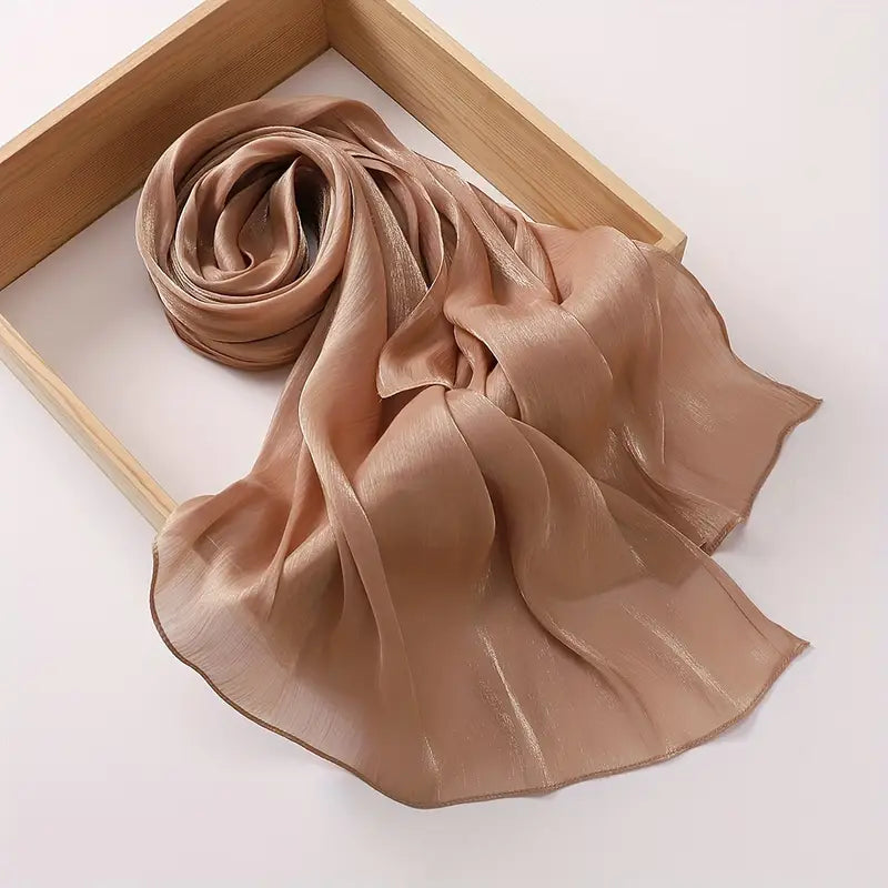 Hijab Mazana Premium Crepe Crinkle Satin