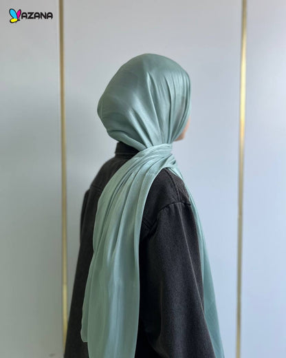Hijab Mazana Premium Crepe Crinkle Satin