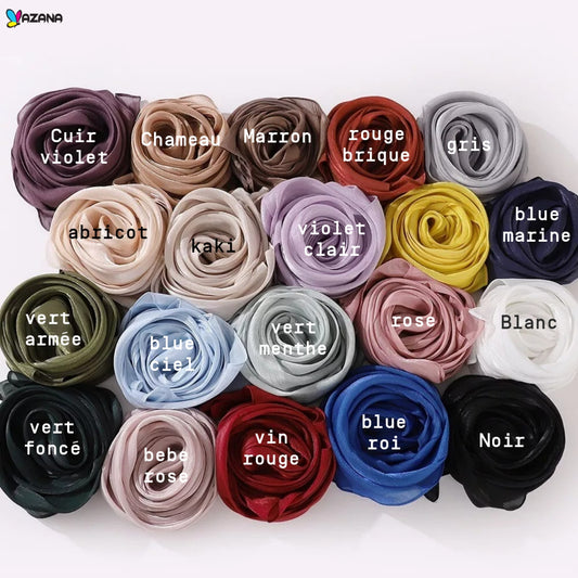 Hijab Mazana Premium Crepe Crinkle Satin